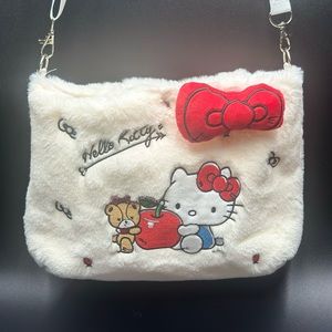 hello Kitty, plush tote hand bag  with shoulder straps